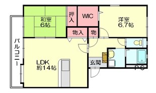 グラース21の物件間取画像